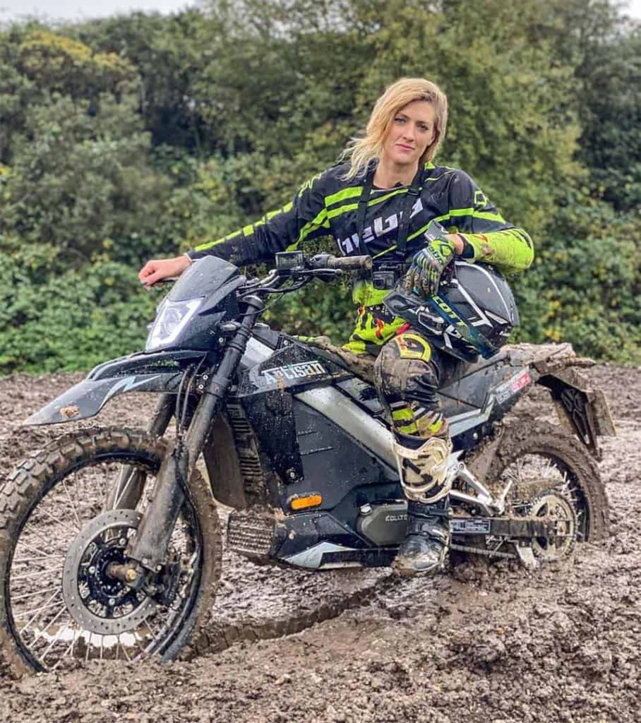 Artisan ES1-Pro in deep muddy bog with rider