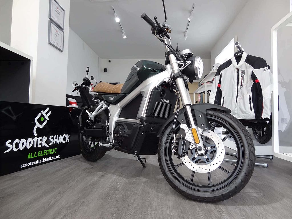 Horwin CR6 in Scooter Shack Hull Showroom